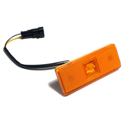 버스 트레일러 측면 24V 앰버 노란색 LED 후면 표시등