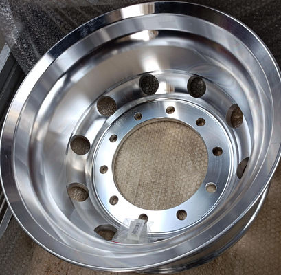 143.1mm PCD 콩코브 디자인 알루미늄 합금 바퀴 Zhongtong 버스 교체 부품