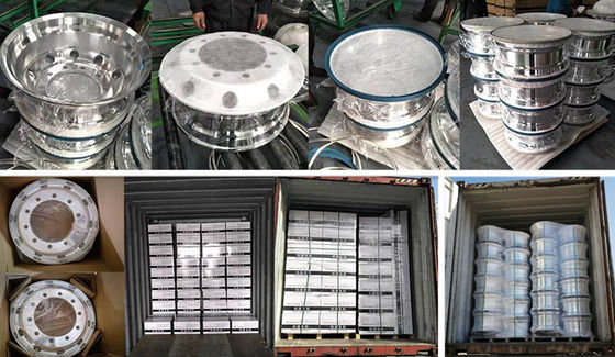 143.1mm PCD 콩코브 디자인 알루미늄 합금 바퀴 Zhongtong 버스 교체 부품